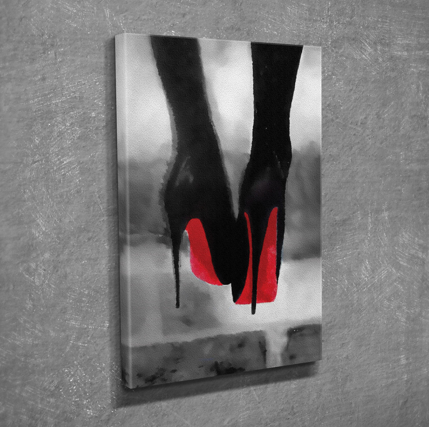 Quadro Decorativo em Tela DC179 Multicolor 30x40cm com Moldura de Madeira - Arte em Canvas 100% para Decoração de Interiores