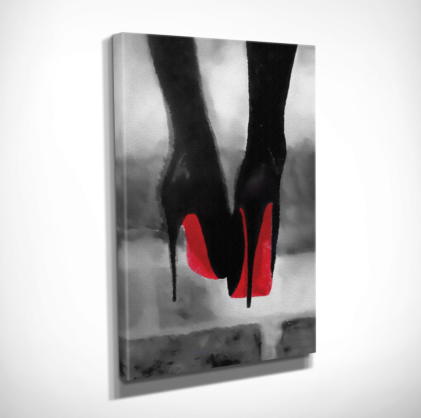 Quadro Decorativo em Tela DC179 Multicolor 30x40cm com Moldura de Madeira - Arte em Canvas 100% para Decoração de Interiores