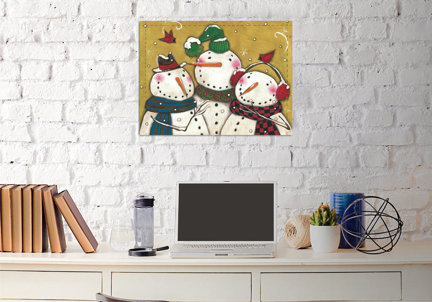 Quadro Decorativo em Tela DC184 Multicolor 30x40cm com Moldura de Madeira - Arte em Canvas 100% para Decoração de Interiores