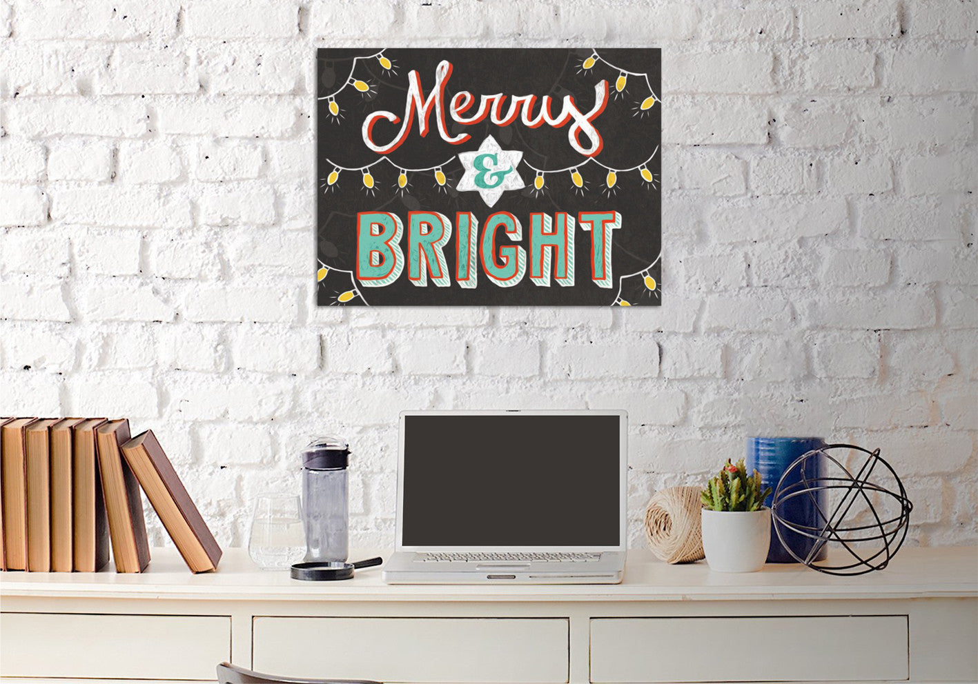 Quadro Decorativo em Tela DC185 Multicolor 30x40cm com Moldura de Madeira - Arte em Canvas 100% para Decoração de Interiores