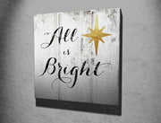 Quadro Decorativo em Tela KC188 Multicolor 45x45cm com Moldura de Madeira - Arte Moderna para Decoração de Interiores