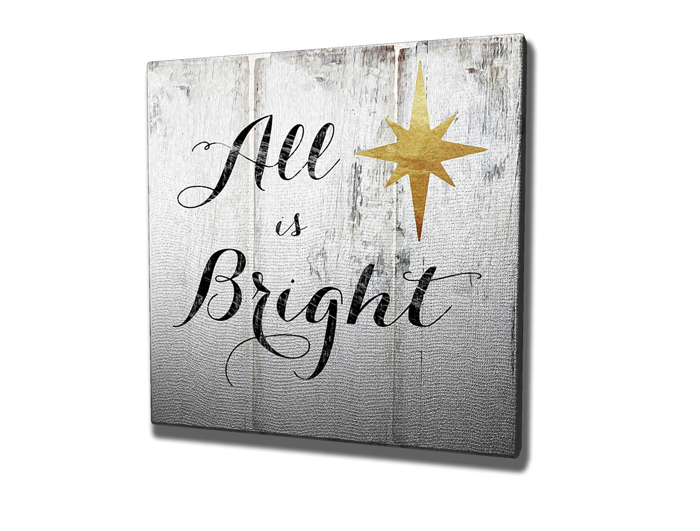 Quadro Decorativo em Tela KC188 Multicolor 45x45cm com Moldura de Madeira - Arte Moderna para Decoração de Interiores