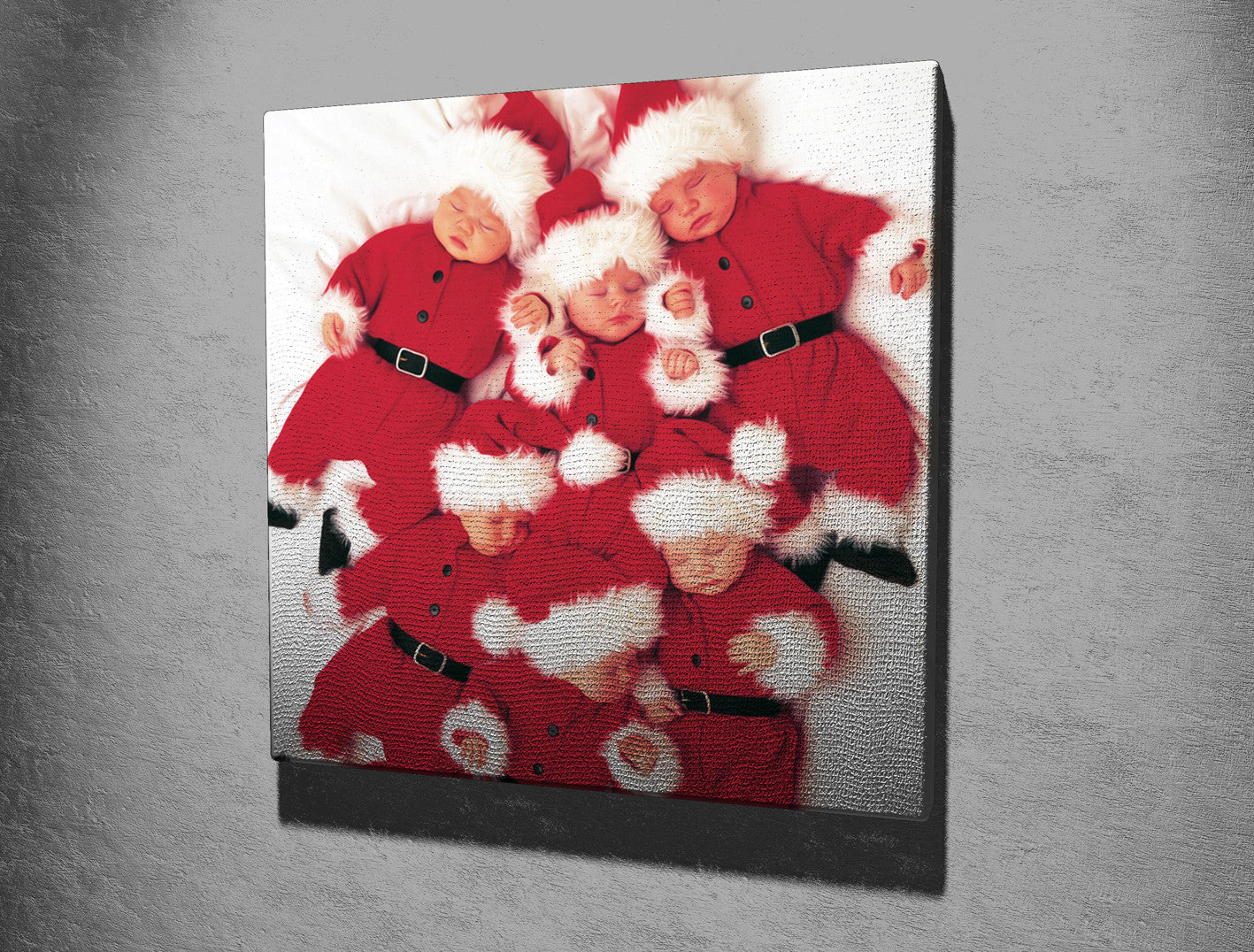 Quadro Decorativo em Tela KC191 Multicolor 45x45cm com Moldura de Madeira - Arte Moderna para Decoração de Interiores