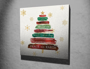 Quadro Decorativo em Tela KC196 Multicolor 45x45cm com Moldura de Madeira - Arte Moderna para Decoração de Interiores