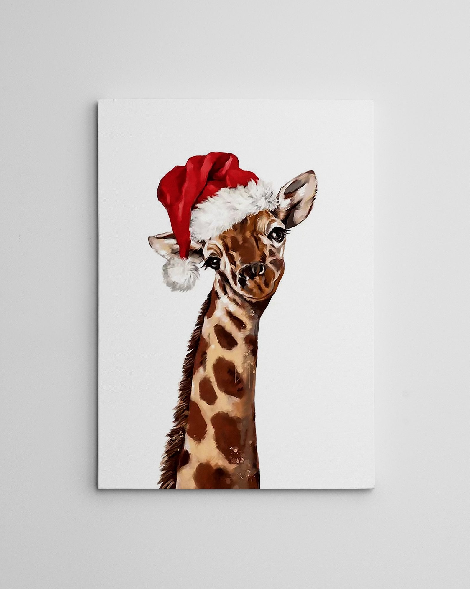 Quadro Decorativo em Tela 50x70cm - Pintura Multicolor com Moldura de Madeira 100% Canvas