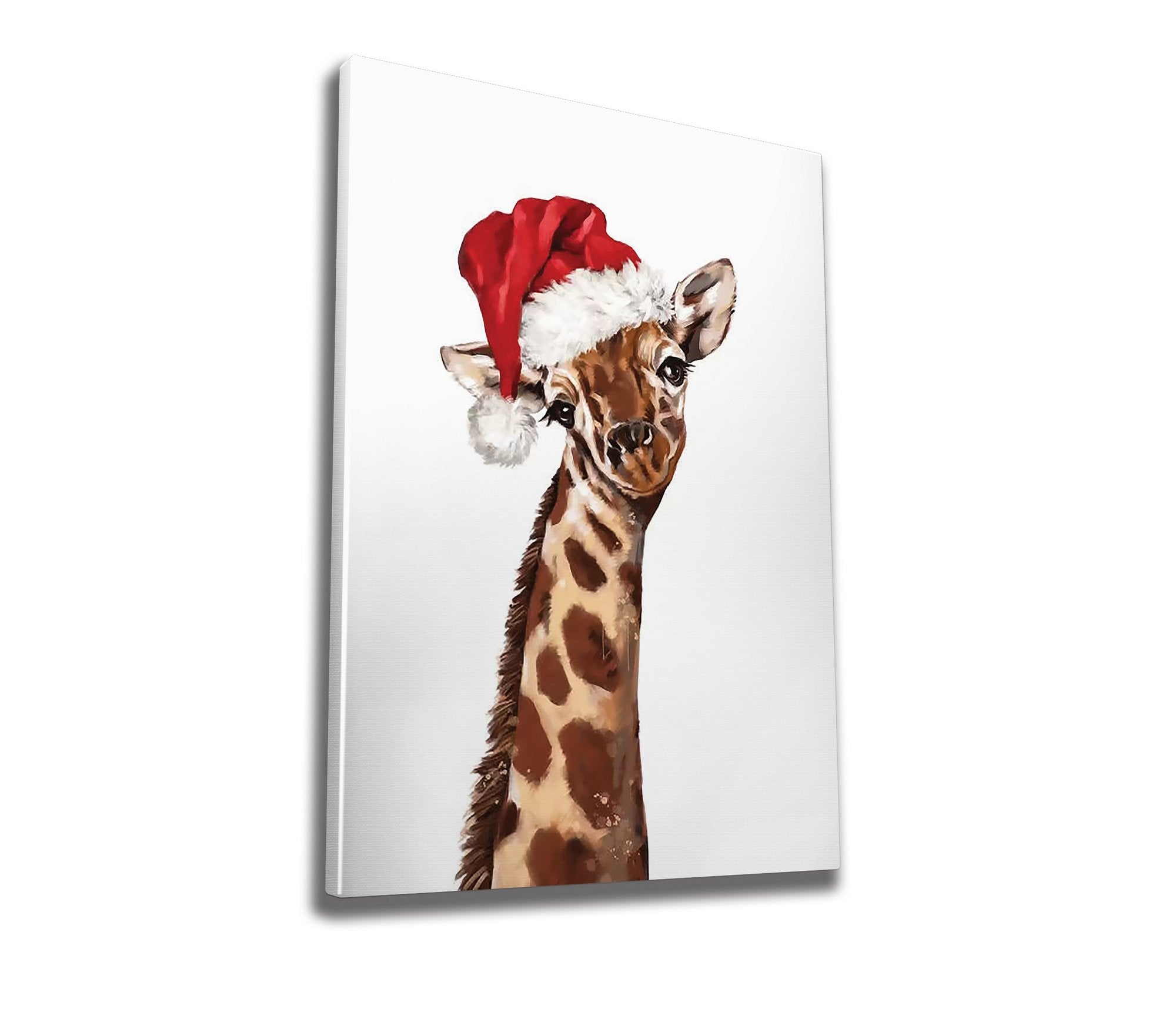 Quadro Decorativo em Tela 50x70cm - Pintura Multicolor com Moldura de Madeira 100% Canvas