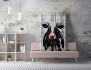 Quadro Decorativo em Tela 50x70cm - Pintura Multicolor com Moldura de Madeira 100% Canvas