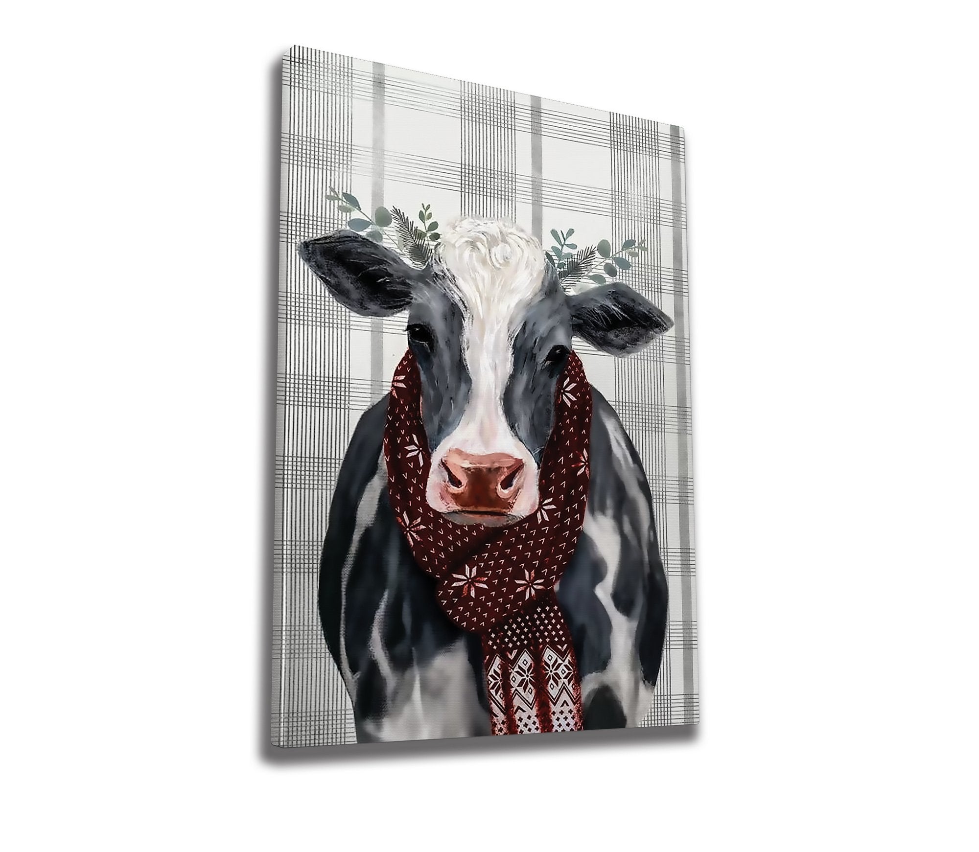 Quadro Decorativo em Tela 50x70cm - Pintura Multicolor com Moldura de Madeira 100% Canvas