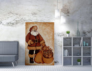 Quadro Decorativo em Tela 50x70cm - Pintura Multicolor com Moldura de Madeira 100% Canvas