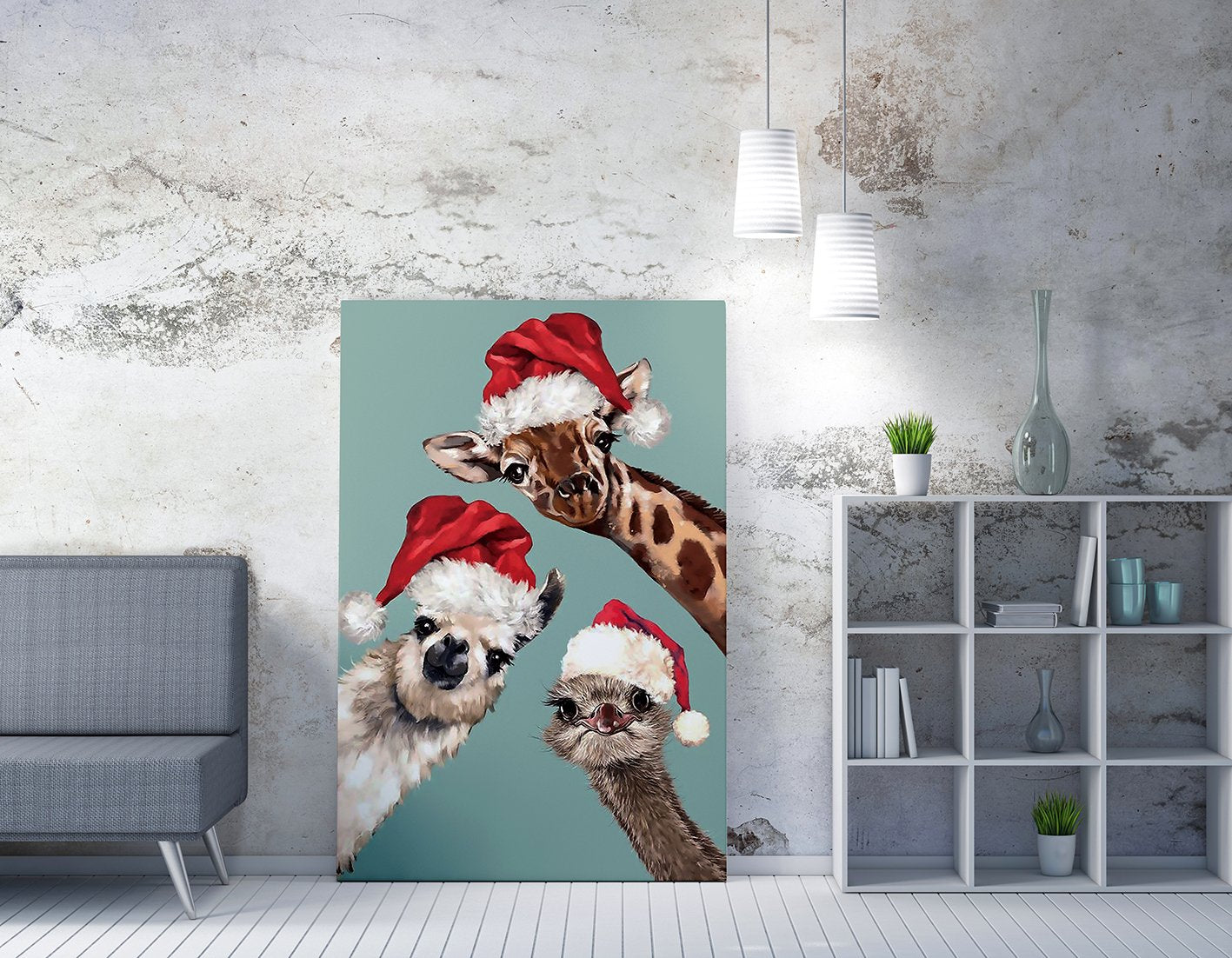 Pintura decorativa em tela – 70 x 100 cm – 100% tela – moldura 100% madeira