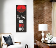 Quadro Decorativo em Tela PC337 Multicolor 30x80cm com Moldura de Madeira - Arte Moderna para Decoração de Interiores