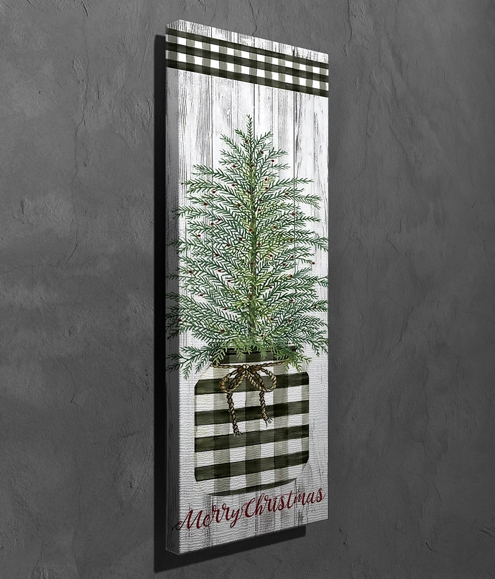 Quadro Decorativo em Tela Canvas Multicolor 30x80cm com Moldura de Madeira - Arte Moderna para Decoração de Interiores