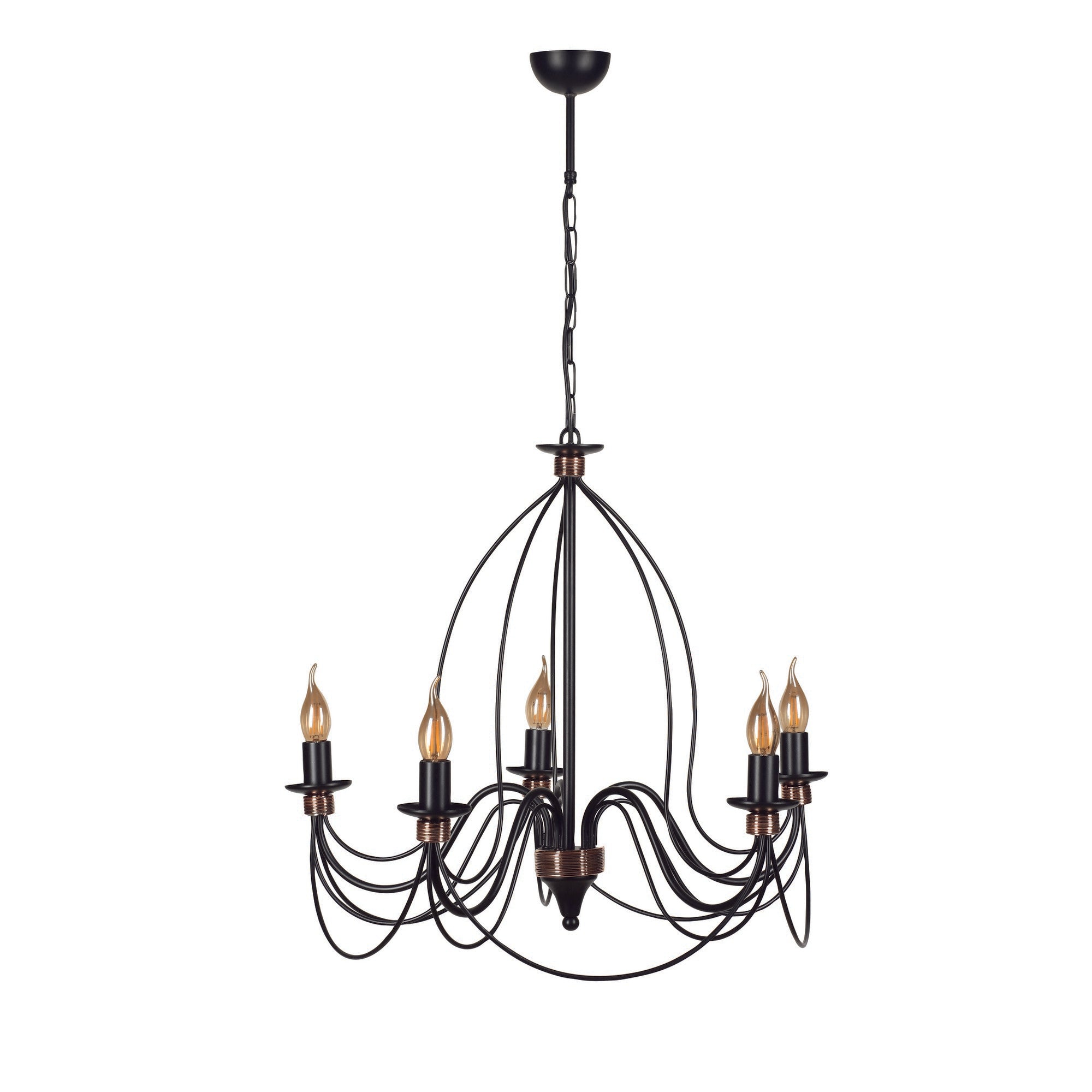 Candeeiro de Teto – 60 cm – Multicolorido – Metal