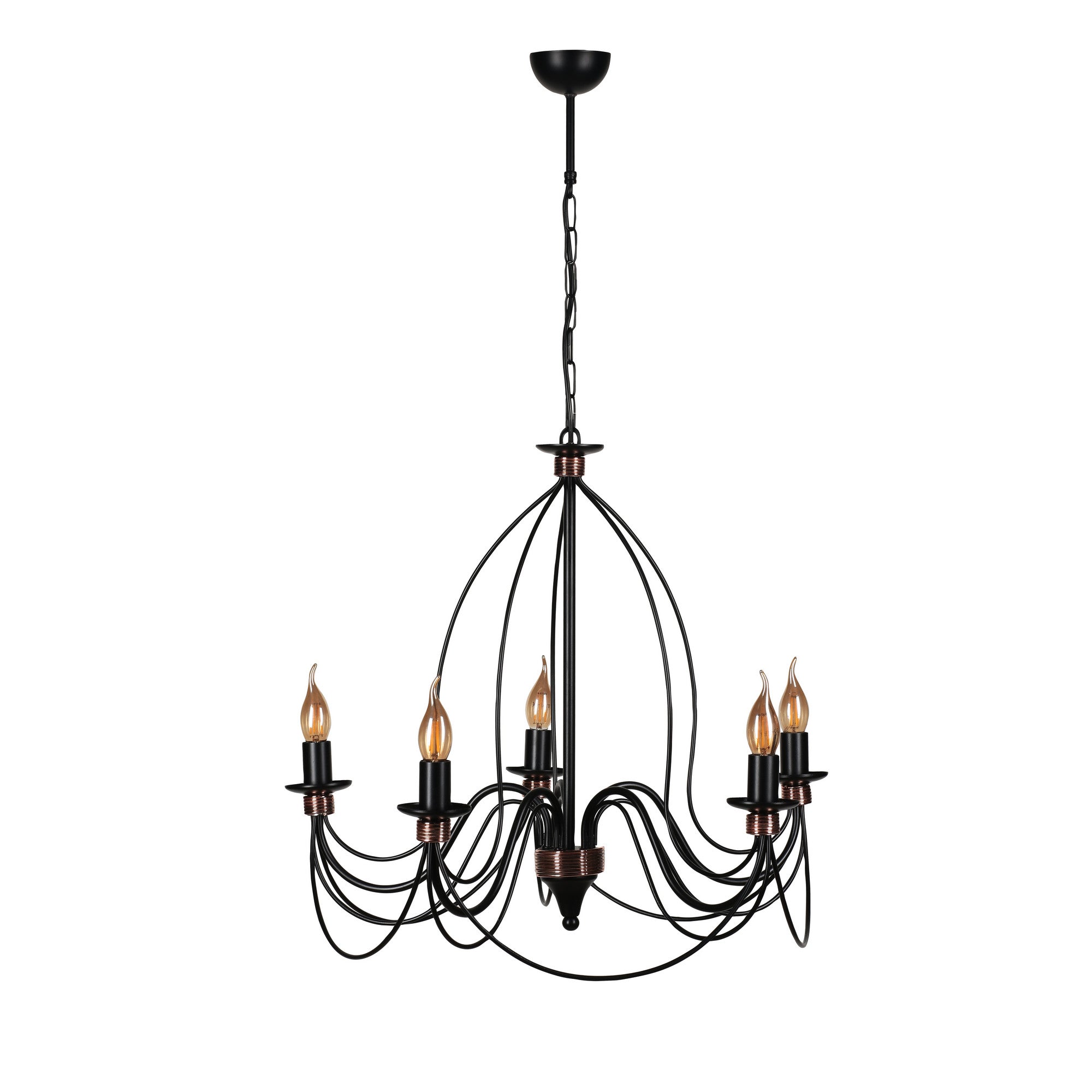 Candeeiro de Teto – 60 cm – Multicolorido – Metal