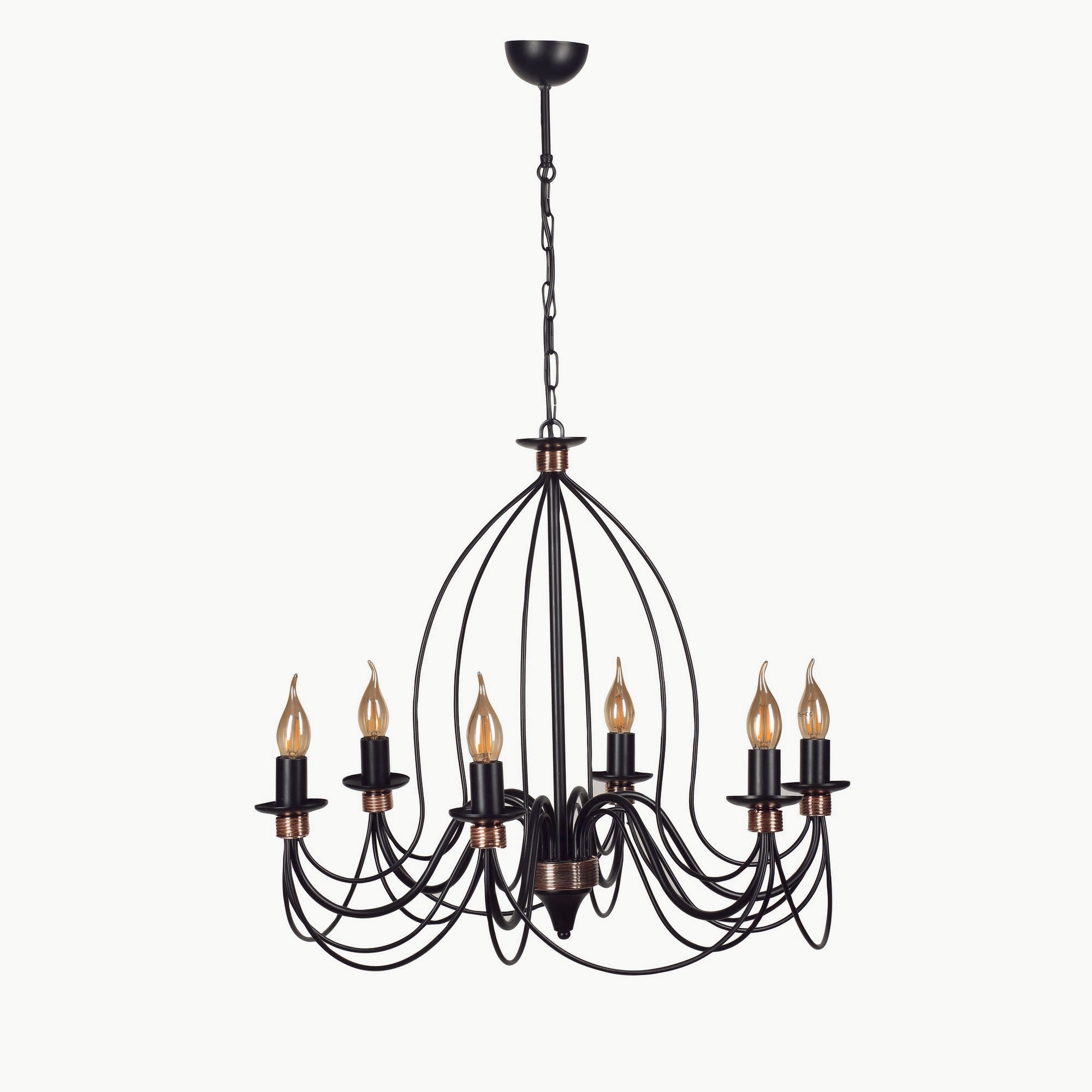 Candeeiro de Teto – 60 cm – Multicolorido – Metal