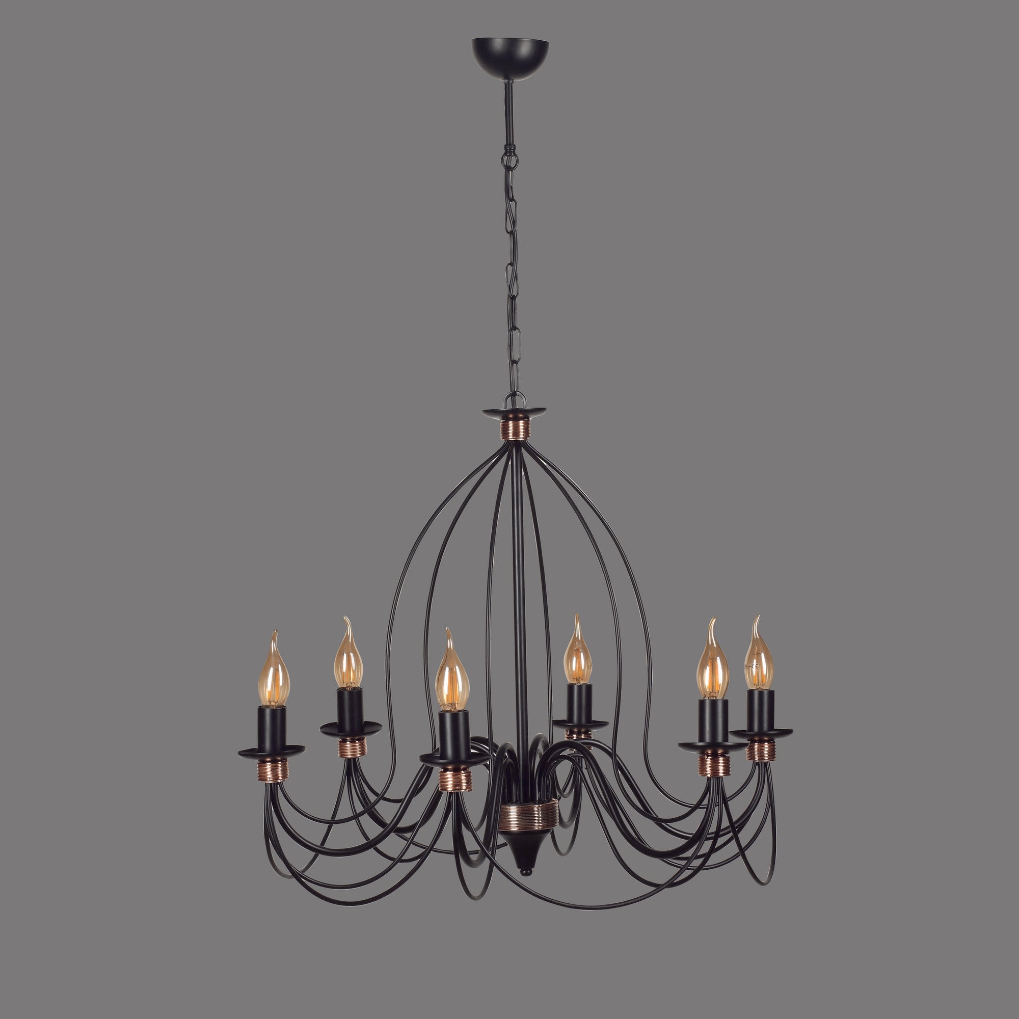 Candeeiro de Teto – 60 cm – Multicolorido – Metal