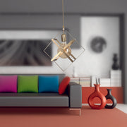 Candeeiro de Teto de Metal – 70 cm de altura – 25 cm de diâmetro – pintura seca no forno