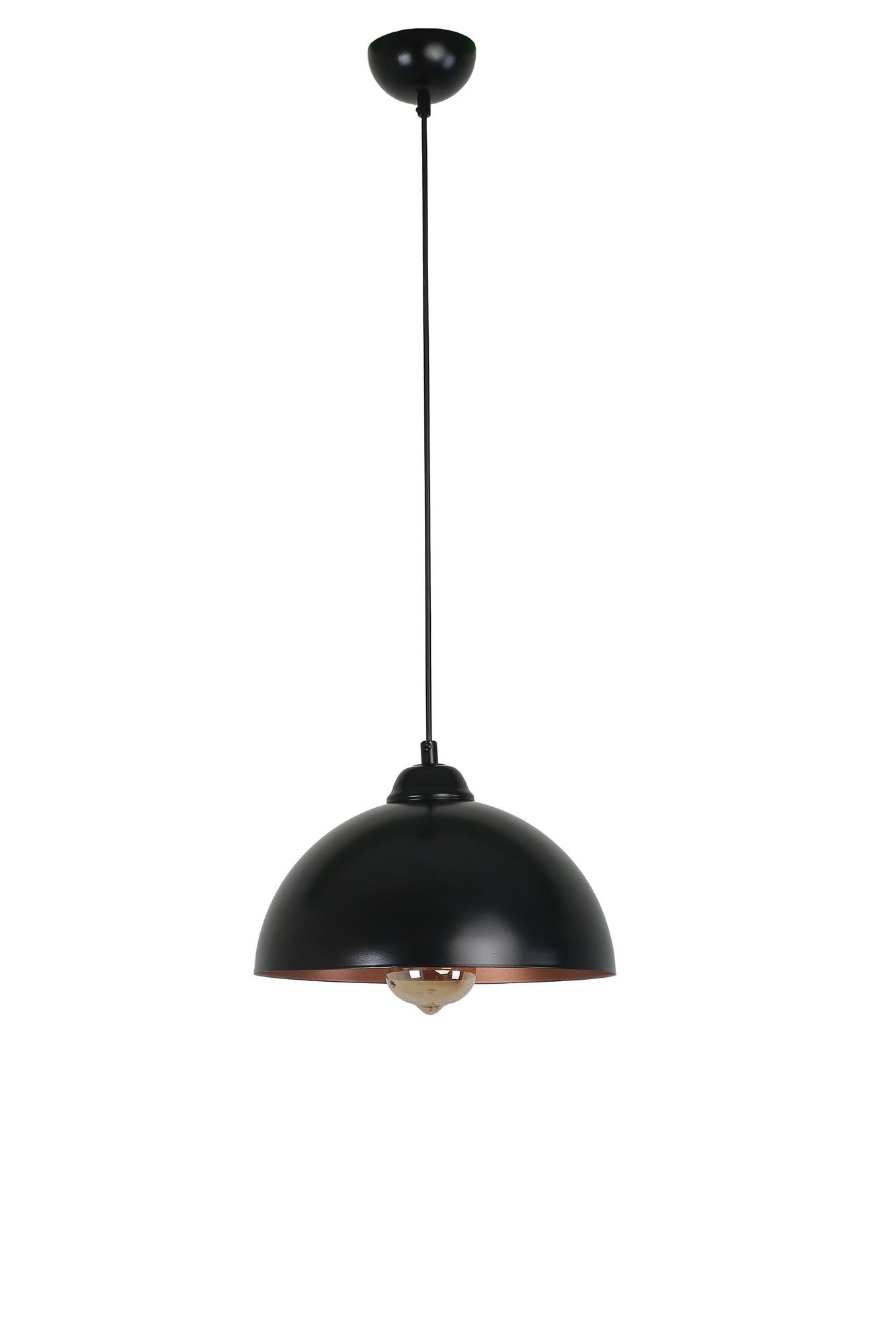 Candeeiro de Teto – 70 cm – Preto – Metal