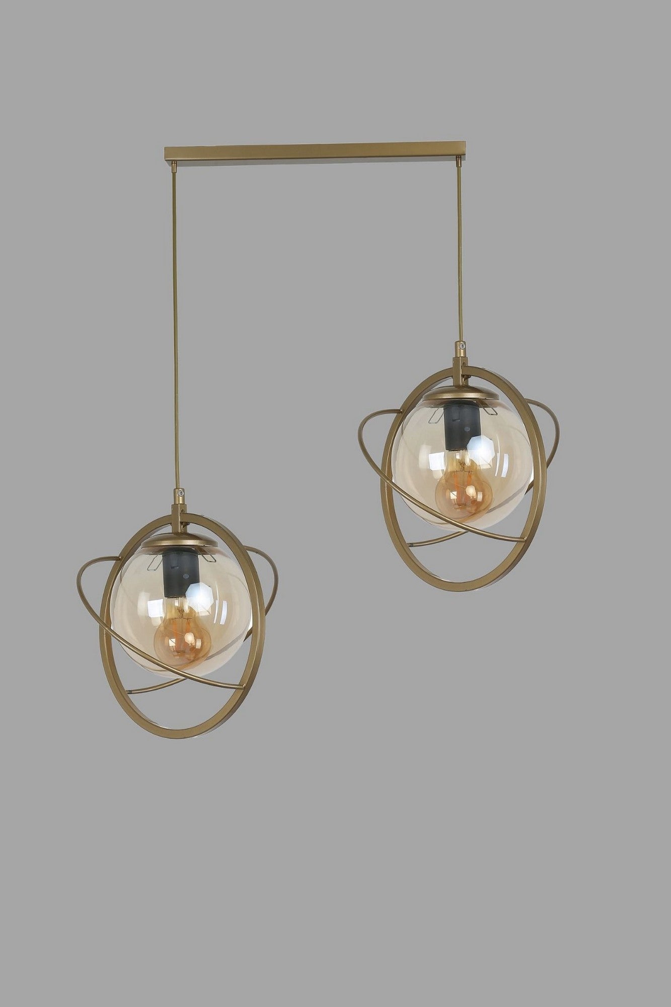 Candeeiro de Teto – 70 cm – Antigo – Metal