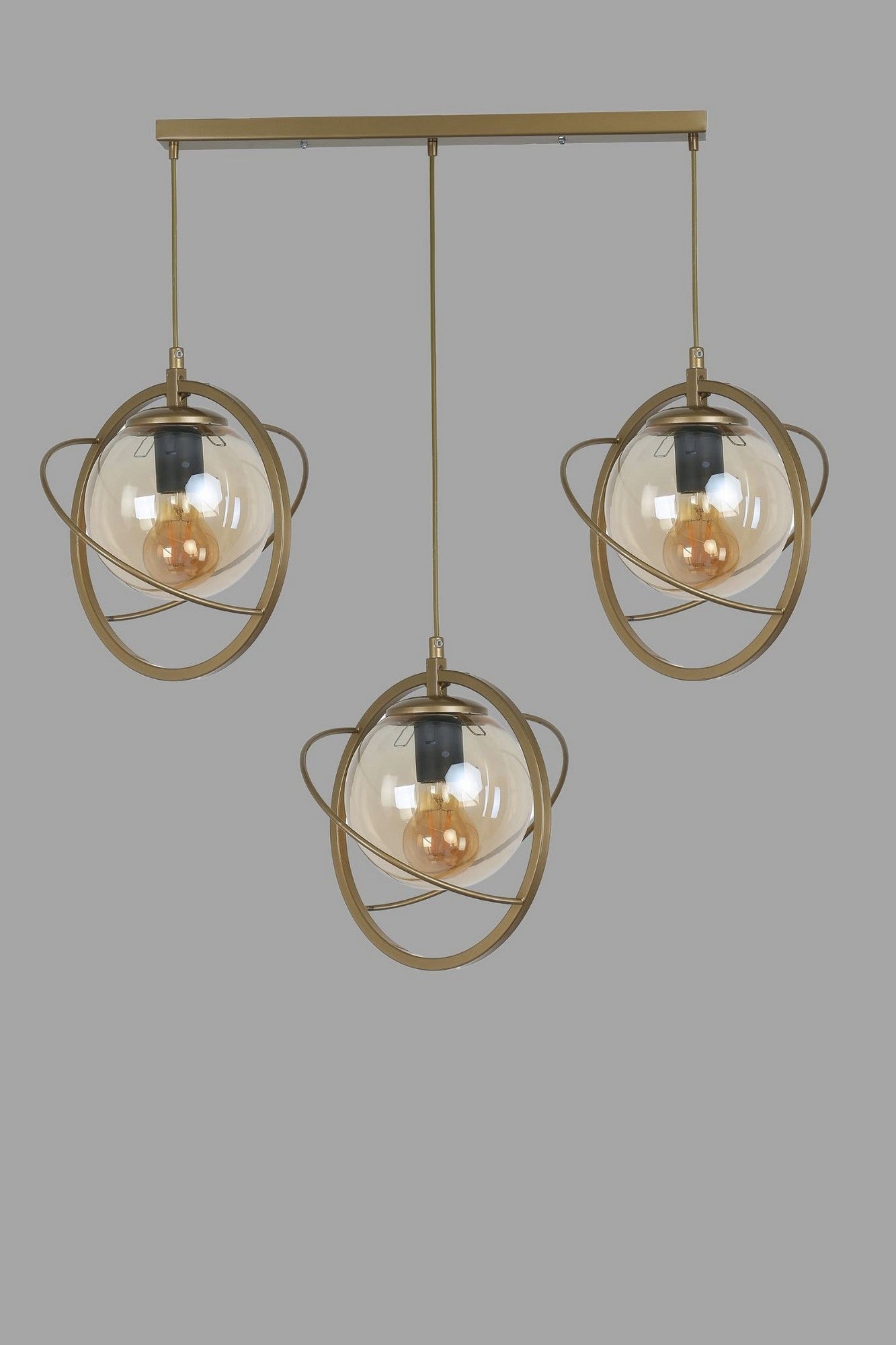 Candeeiro de Teto – 70 cm – Antigo – Metal