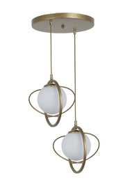 Candeeiro de Teto – 30 cm – Antigo e Branco – Metal