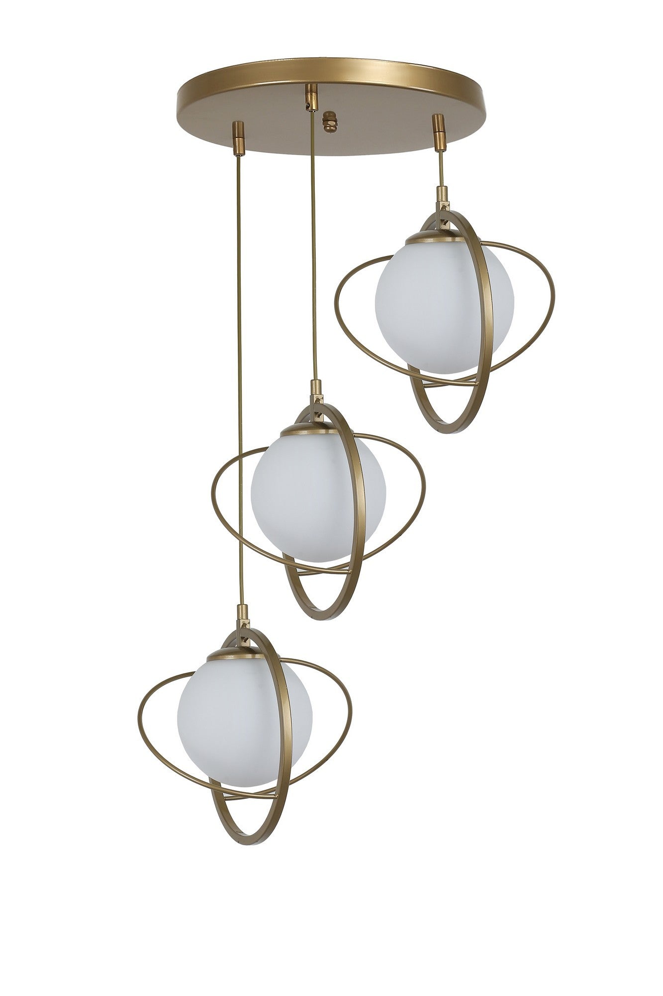 Candeeiro de Teto – 30 cm – Antigo e Branco – Metal