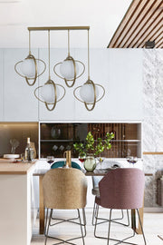 Candeeiro de Teto – 25 cm diâmetro – Antigo e Branco – Metal