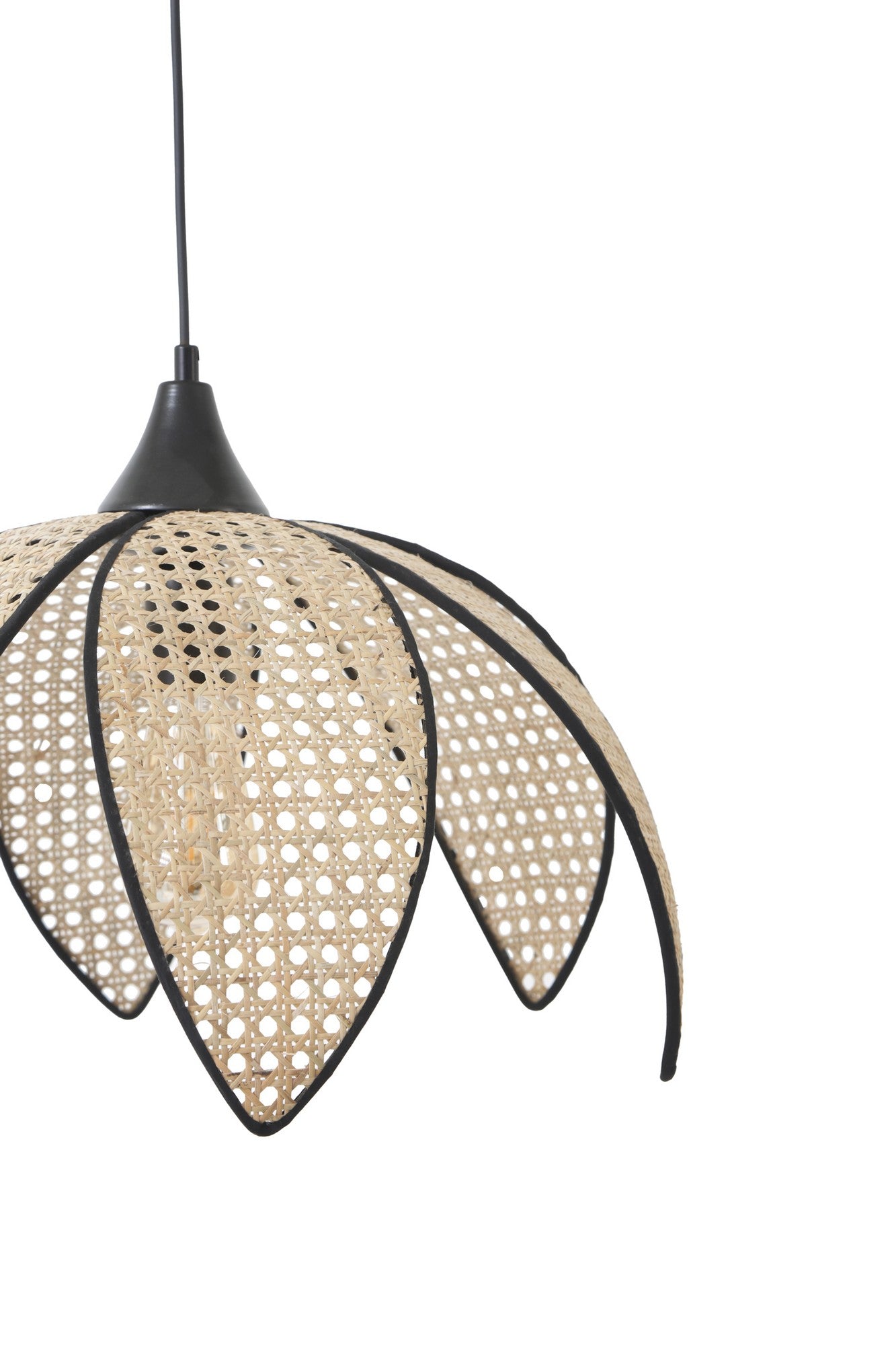 Candeeiro de Teto – 40 cm – Fume e Bege – Metal