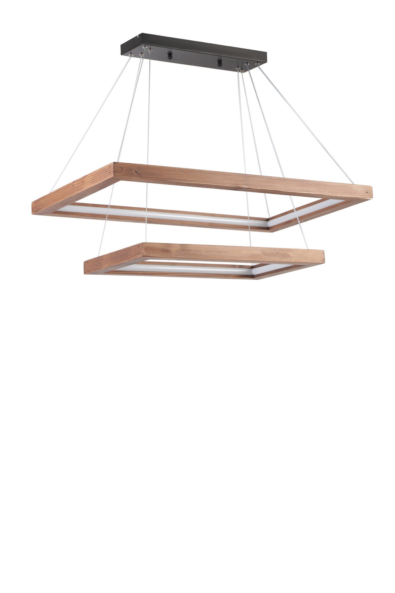 Candeeiro de Teto – 70 x 45 cm, 50 x 30 cm – Cobre – Metal