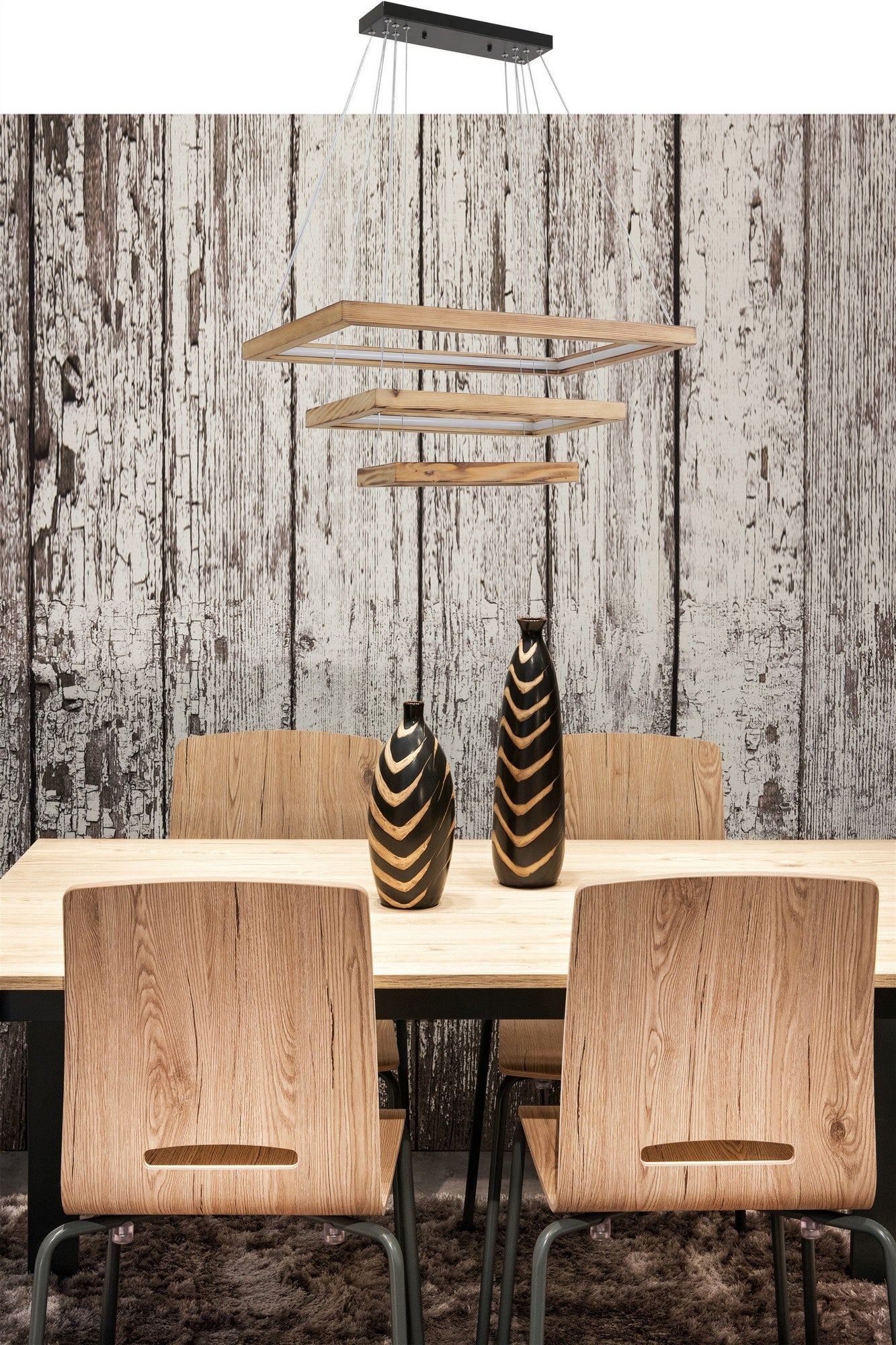 Candeeiro de Teto – 70 x 45 cm – Cobre – Metal