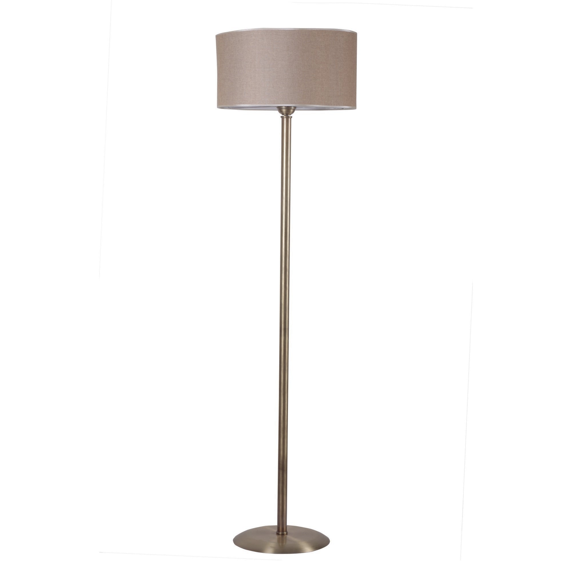 Candeeiro de Pé – 155 cm – Multicolorido – Metal com Revestimento de Cobre