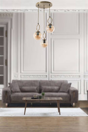 Candeeiro de Teto – 70 cm – Cobre – Metal