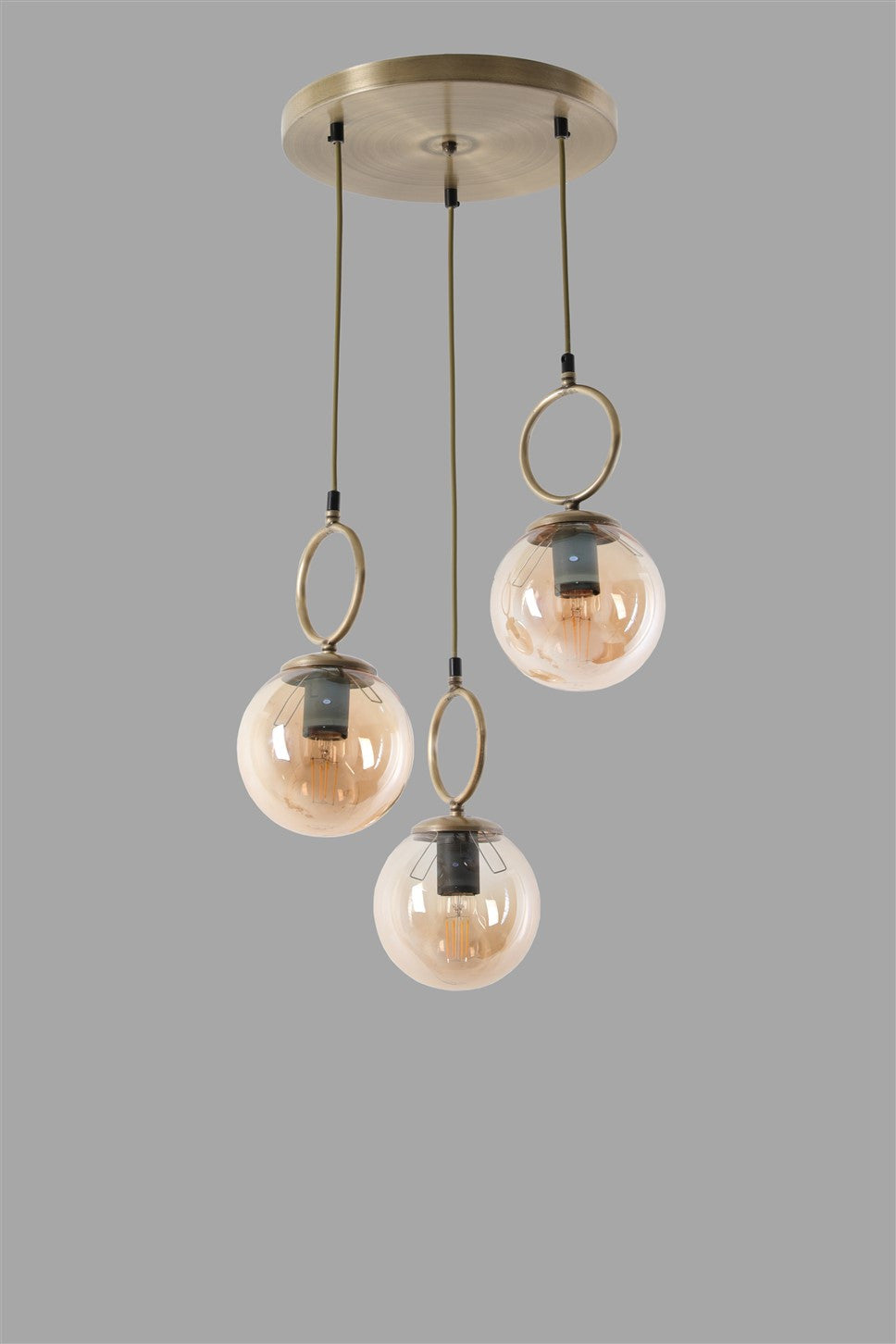 Candeeiro de Teto – 70 cm – Cobre – Metal