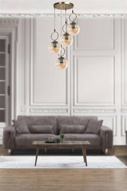 Candeeiro de Teto – 70 cm – Cobre – Metal