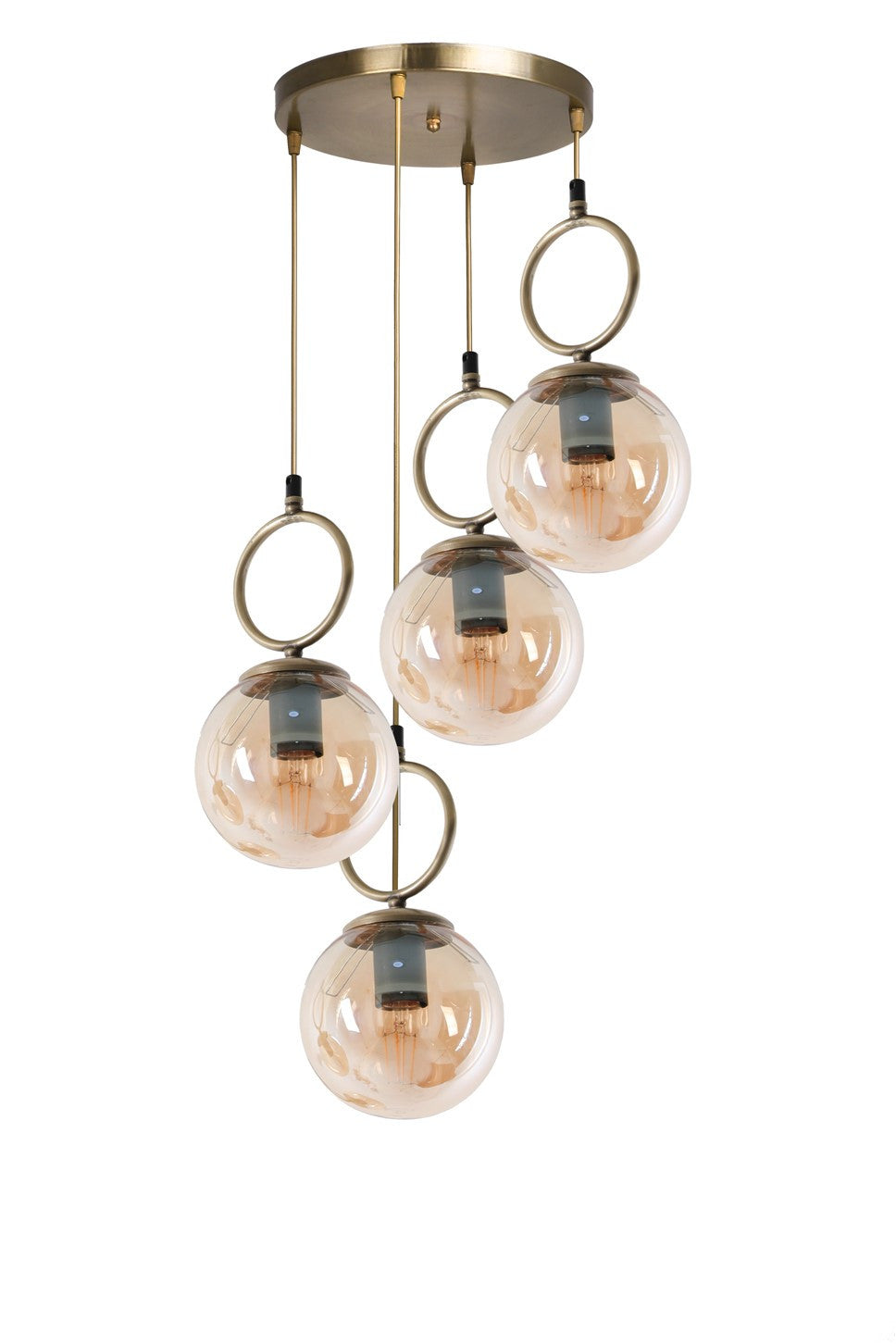 Candeeiro de Teto – 70 cm – Cobre – Metal