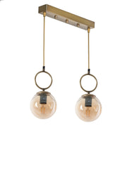 Candeeiro de Teto – 45 cm x 16 cm x 70 cm – Cobre – Metal