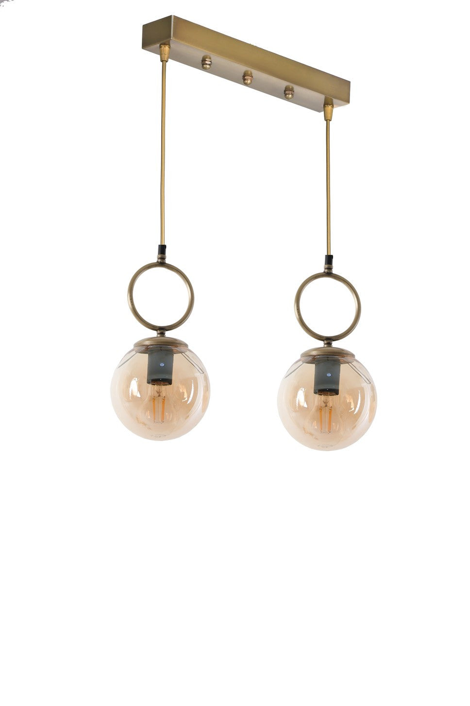 Candeeiro de Teto – 45 cm x 16 cm x 70 cm – Cobre – Metal