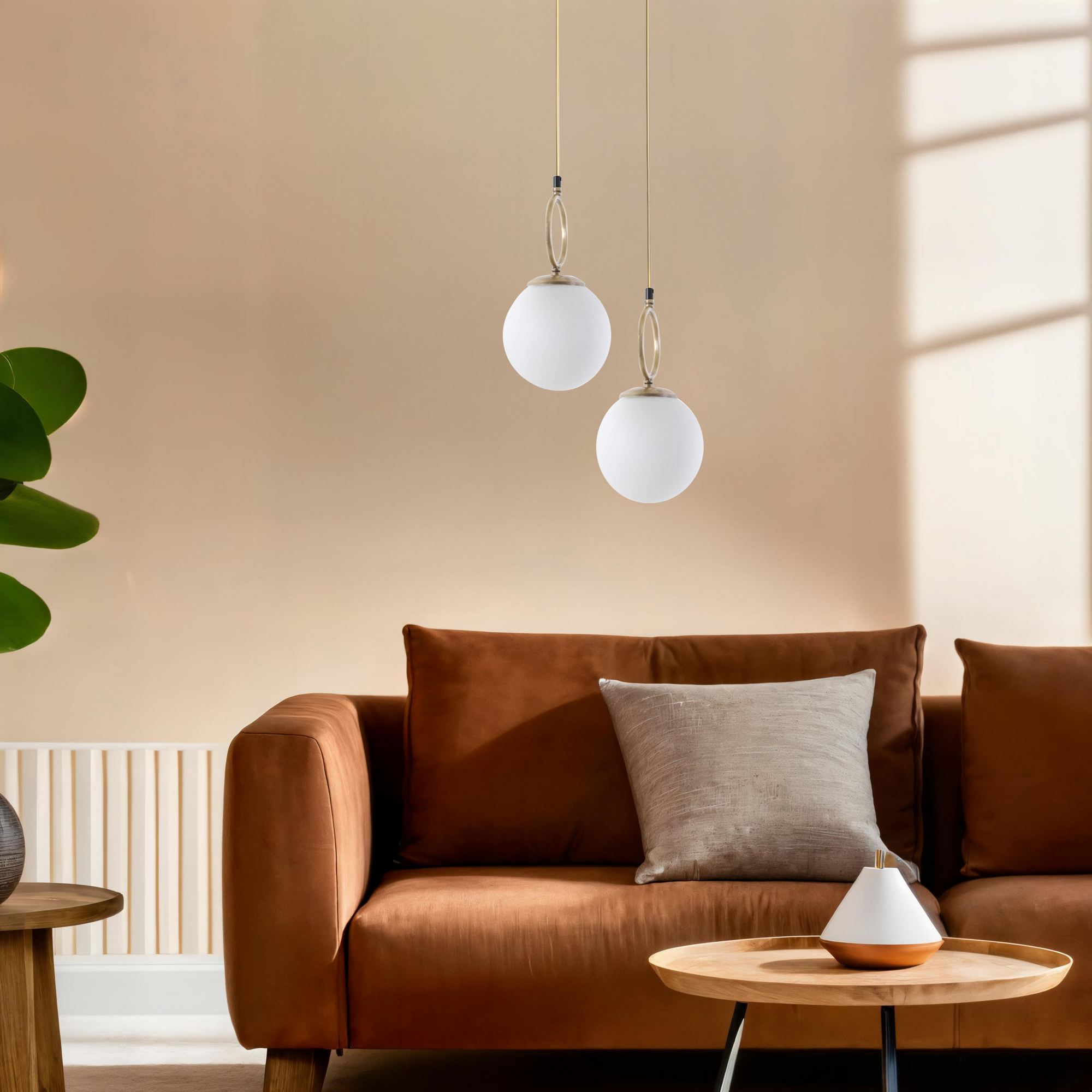 Candeeiro de Teto – 70 cm de altura – 25 cm de diâmetro – 100% metal