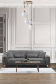 Candeeiro de Teto – 70 cm x 30 cm – Branco – Metal