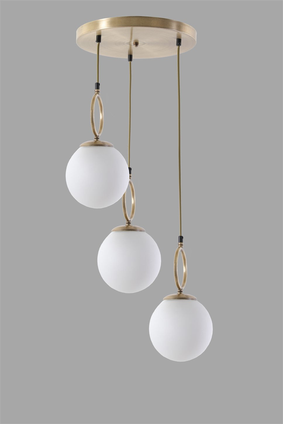 Candeeiro de Teto – 70 cm x 30 cm – Branco – Metal