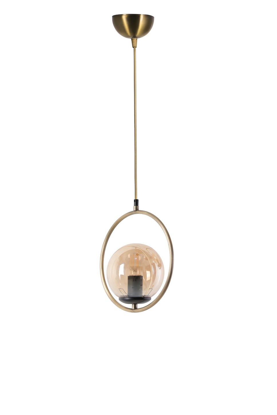 Candeeiro de Teto – 70 cm x 30 cm – Cobre – Metal