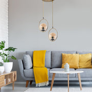 Candeeiro de Teto – 70 cm – Cobre – Metal