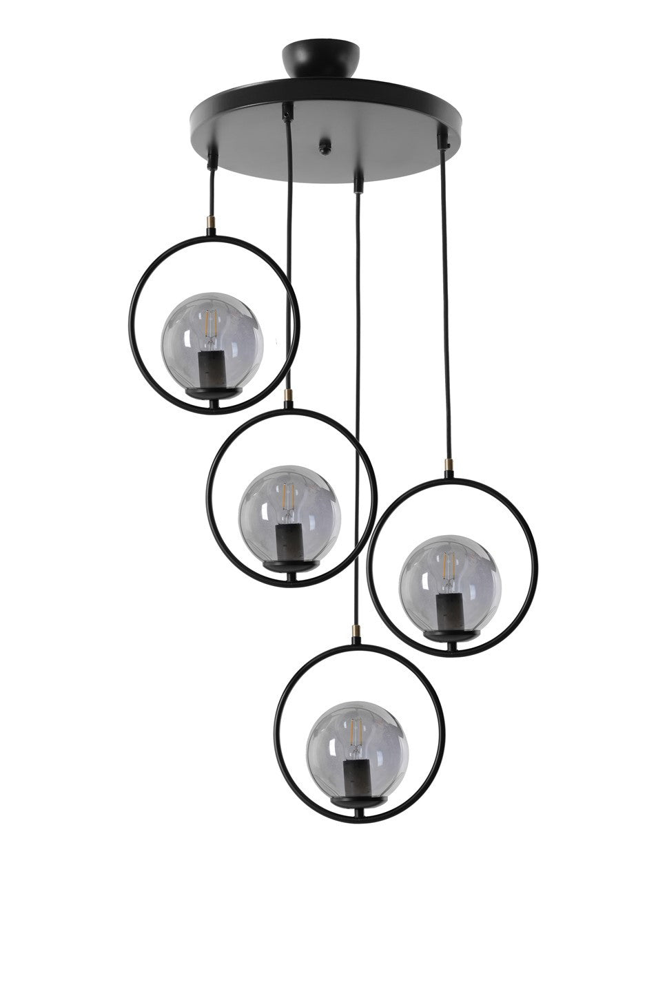 Candeeiro de Teto – 70 cm altura – 30 cm diâmetro – metal