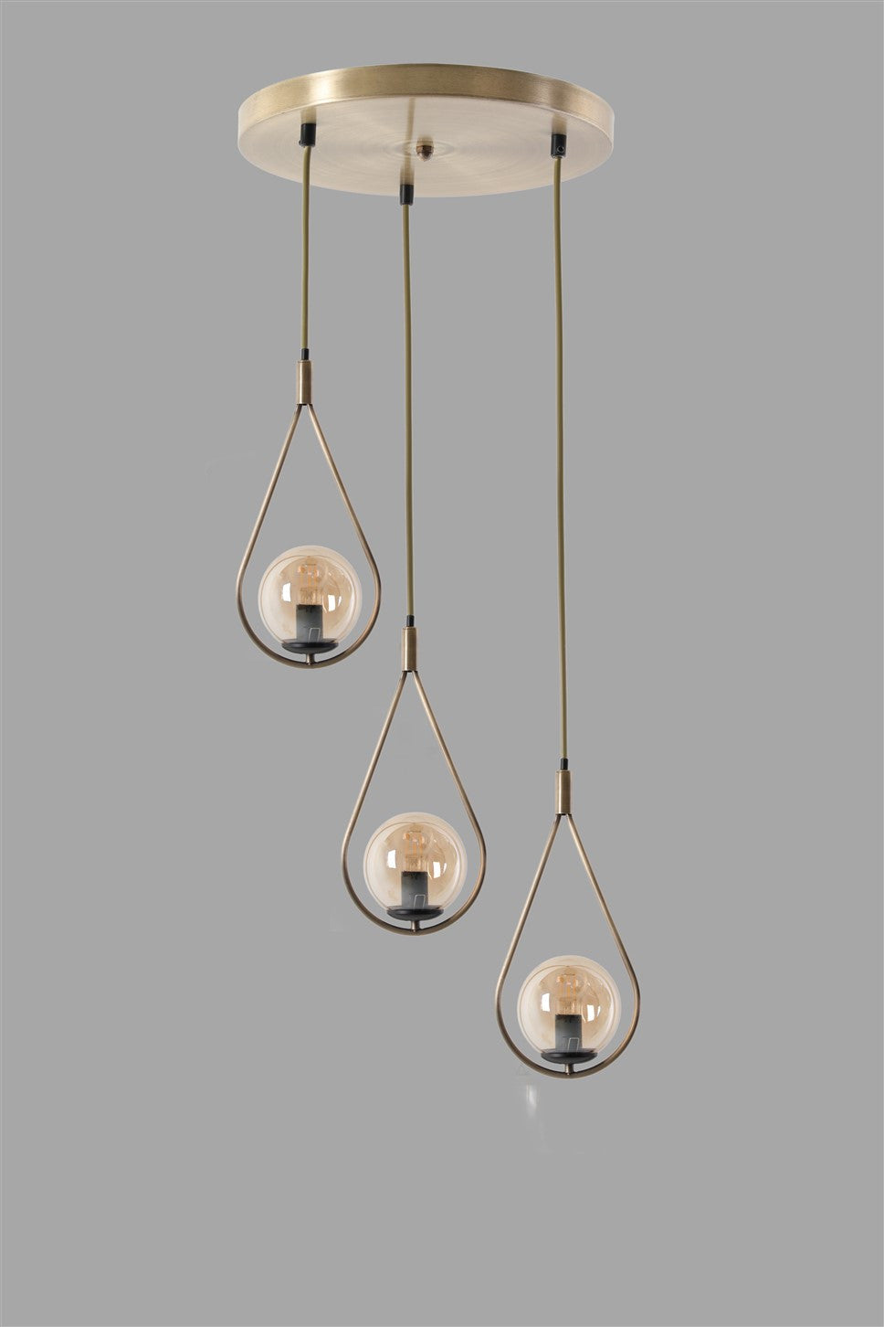 Candeeiro de Teto – 70 cm – Cobre – Metal