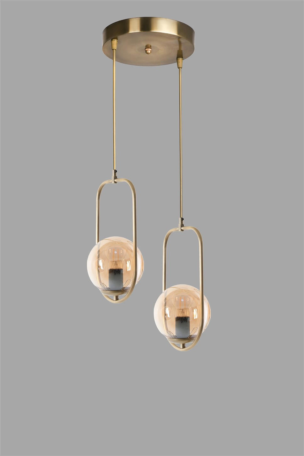 Candeeiro de Teto – 70 cm – Cobre – Metal