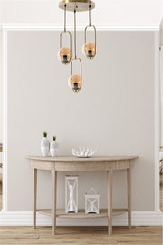 Candeeiro de Teto – 70 cm x 30 cm – Cobre – Metal