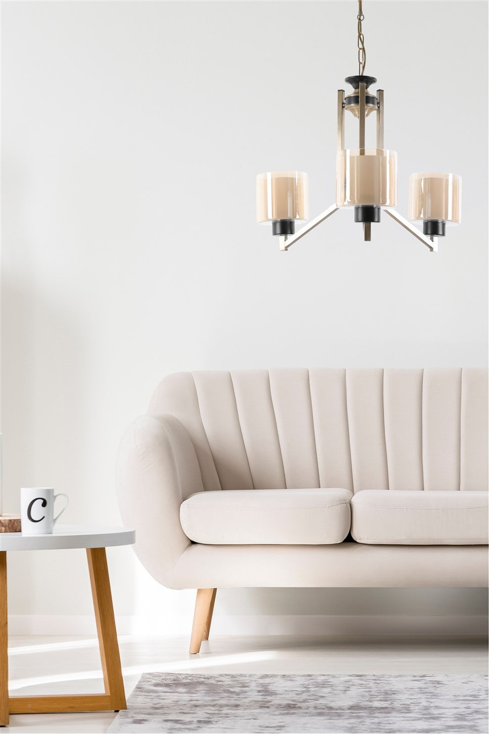 Candeeiro de Teto – 55 cm – Cobre – Metal