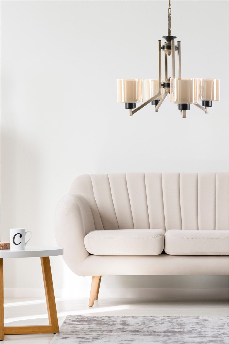 Candeeiro de Teto – 60 cm – Cobre – Metal