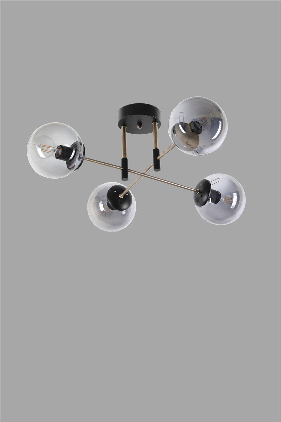 Candeeiro de Teto – 65 cm diâmetro – 35 cm altura – metal