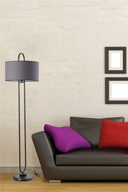 Candeeiro de Pé – 170 cm – Cinza Escuro – Metal